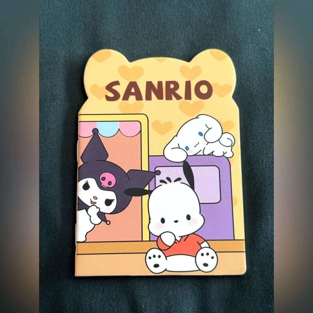 Sanrio Character Small Colorful Notebook- Kuromi, Pochacco, and Cinnamoroll